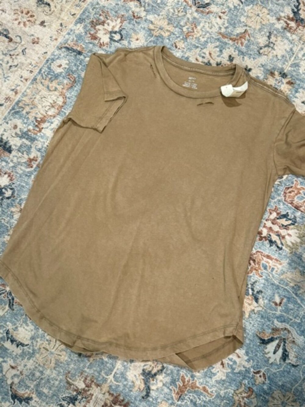 (2 for $25) AERIE Distressed Tshirt - Oversized XS - NWT